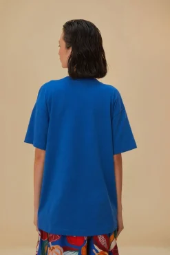 FARM Rio  T-shirts<T-shirt en coton biologique Blue Beet Farm To Table