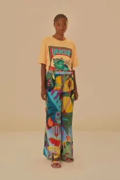 FARM Rio  T-shirts<Urucum T-shirt coupe relax